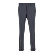 Grijze Broek Flat Front Stretto PT Torino , Gray , Heren