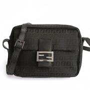 Pre-owned Canvas crossbody-bags Fendi Vintage , Black , Dames