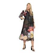 Bloemenjurk Sefira.Ea24 Stijl 2-Biz , Multicolor , Dames