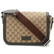 Pre-owned Canvas gucci-bags Gucci Vintage , Beige , Dames