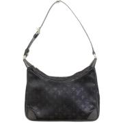 Pre-owned Canvas shoulder-bags Louis Vuitton Vintage , Black , Dames