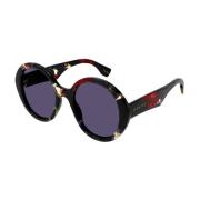 Zwart Violet Zonnebril Gg1628S Model Gucci , Black , Unisex