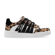 Sportschoenen met logo Moschino , Beige , Dames