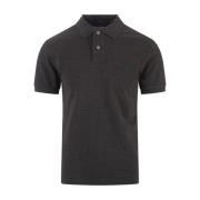 Heather Polo Shirt Grijs Katoen Piqué Ralph Lauren , Gray , Heren