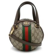 Pre-owned Canvas gucci-bags Gucci Vintage , Beige , Dames