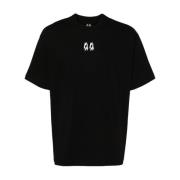 Zwart Logo Print Crew Neck T-shirt 44 Label Group , Black , Heren