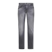 Grijze Denim Jeans 7 For All Mankind , Gray , Heren