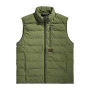 Gewatteerde Liner Foundation Vest G-star , Green , Heren