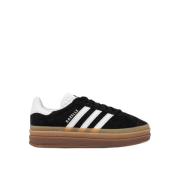 Retro Gazelle Bold Suede Sneakers Adidas Originals , Black , Dames