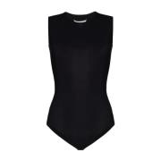 Stijlvolle Top met Uniek Ontwerp Maison Margiela , Black , Dames