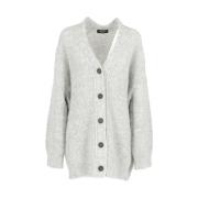 Stijlvolle Gebreide Cardigan voor Vrouwen Fabiana Filippi , Gray , Dam...