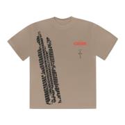 Limited Edition Racetrack Tee Tan Travis Scott , Beige , Heren