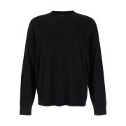 Zwarte Crew Neck Sweater Theory , Black , Heren