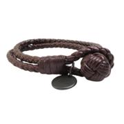 Pre-owned Leather bracelets Bottega Veneta Vintage , Brown , Dames