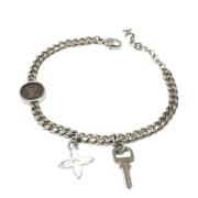 Pre-owned Metal bracelets Louis Vuitton Vintage , Gray , Dames