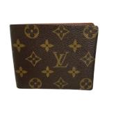 Pre-owned Canvas wallets Louis Vuitton Vintage , Brown , Dames