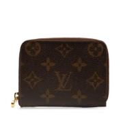 Pre-owned Canvas wallets Louis Vuitton Vintage , Brown , Dames