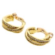 Pre-owned Yellow Gold earrings Cartier Vintage , Yellow , Dames