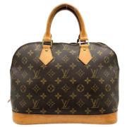 Pre-owned Canvas handbags Louis Vuitton Vintage , Brown , Dames