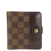 Pre-owned Canvas wallets Louis Vuitton Vintage , Brown , Dames