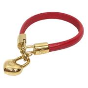 Pre-owned Fabric bracelets Louis Vuitton Vintage , Red , Dames