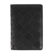 Pre-owned Leather wallets Bottega Veneta Vintage , Black , Heren