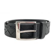 Pre-owned Leather belts Bottega Veneta Vintage , Black , Dames