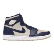 Premium Midnight Navy Light Cream Sneakers Nike , Blue , Heren