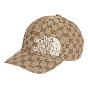 Beperkte oplage Baseball Hat Beige/Ebony Gucci , Beige , Unisex