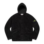 Beperkte oplage Corduroy Jacket Zwart Stone Island , Black , Heren