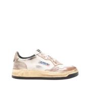 Sneakers met distressed effect en metallic panelen Autry , Multicolor ...