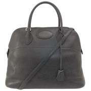 Pre-owned Leather handbags Hermès Vintage , Black , Dames