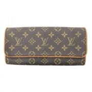 Pre-owned Fabric louis-vuitton-bags Louis Vuitton Vintage , Brown , Da...