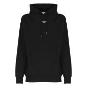 Zwarte Katoenen Hoodie Drole de Monsieur , Black , Heren