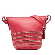 Pre-owned Leather shoulder-bags Coach Pre-owned , Pink , Dames