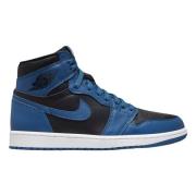 Donker Marina Blauw Retro High OG Nike , Blue , Heren