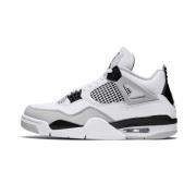 Militair Zwart Jordan 4 Sneakers Nike , White , Heren