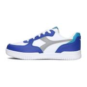 Raptor Low Gs Sneakers Wit Blauw Diadora , Multicolor , Heren