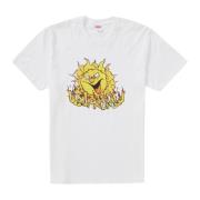 Zon Grafische Tee Beperkte Oplage Supreme , White , Heren