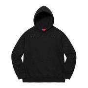 Limited Edition Verhoogd borduurwerk Hoodie Zwart Supreme , Black , He...