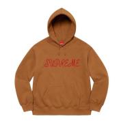 Limited Edition Script Hoodie Lichtbruin Supreme , Brown , Heren