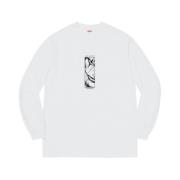 The Crow Longsleeve Tee Wit Supreme , White , Heren