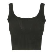 Stijlvolle Papilla Top voor Vrouwen Sportmax , Black , Dames