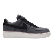 Beperkte Oplage Zwarte Denim Lage Sneakers Nike , Black , Heren