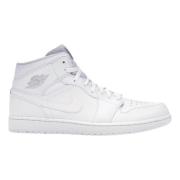 Limited Edition Air Jordan 1 Mid Nike , White , Heren