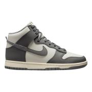 Vintage High Top Sneakers Licht Grijs Nike , Gray , Heren