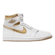 Retro High OG Metallic Gold Sneaker Nike , White , Heren