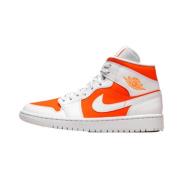 Bright Citrus Air Jordan 1 Mid Nike , Orange , Dames