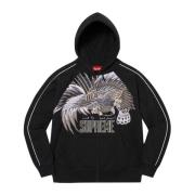 Beperkte oplage Falcon Raglan Hoodie Zwart Supreme , Black , Heren