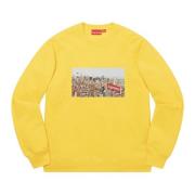 Beperkte oplage Stad Aerial Crewneck Sweatshirt Supreme , Yellow , Her...